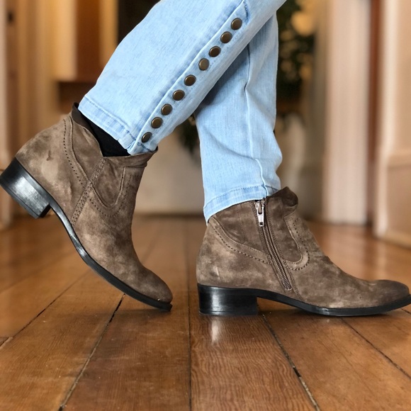 ♥️PAUL GREEN BOSTON BOOTIES BROWN ♥️ - Picture 12 of 15